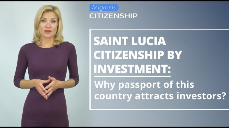 Saint Lucia citizenship by investment 👉Cost of St Lucia passport, benefits, application process