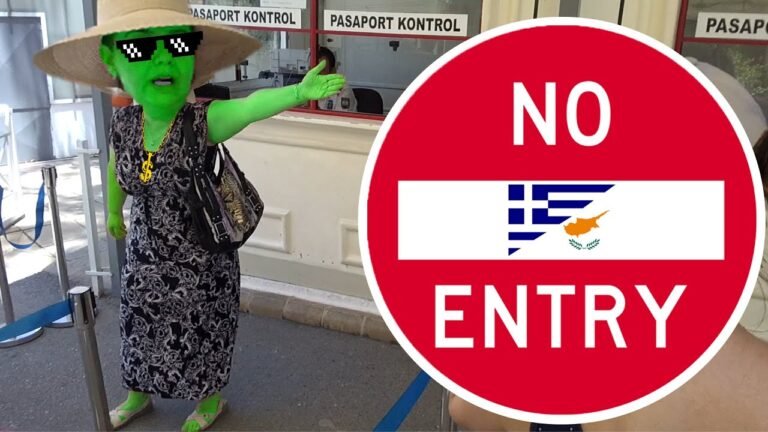 ANGRY Woman at Passport Control (Nicosia, Cyprus)