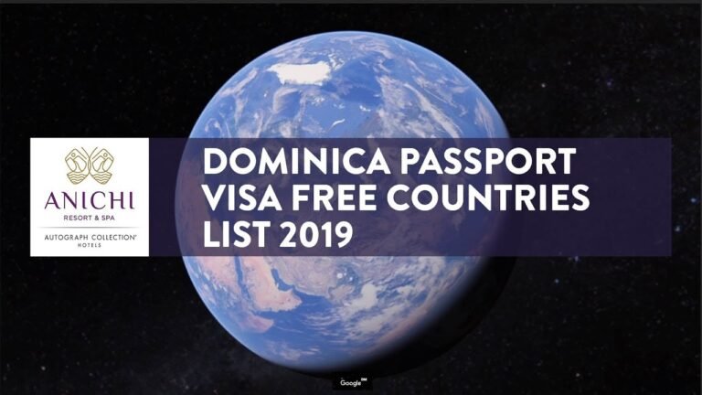 Dominica Passport Visa Free Countries List 2019