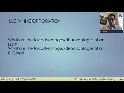 E2 Visa Process for Startup Companies | E2 Visa LLC vs Incorporation | E2 Visa Attorney