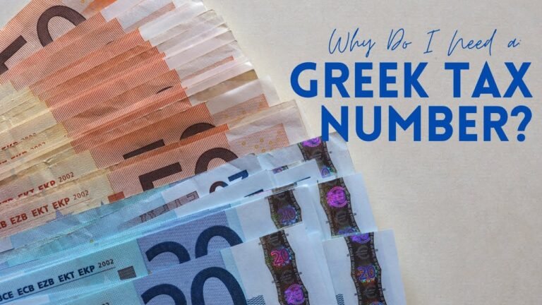 Greek Tax Number ΑΦΜ || Living in Greece