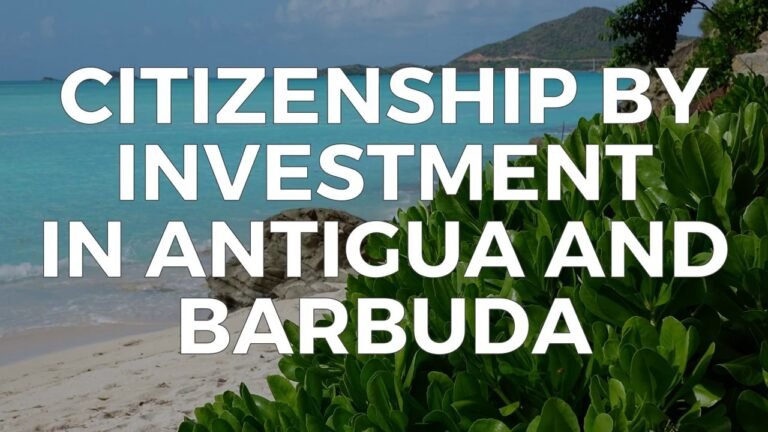 HOW TO BUY A PASSPORT? CITIZENSHIP BY INVESTMENT IN ANTIGUA AND BARBUDA