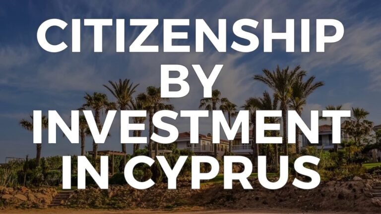 HOW TO BUY A PASSPORT? CITIZENSHIP BY INVESTMENT IN CYPRUS