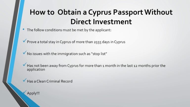 How to Acquire a Cyprus Passport Without Direct Investment