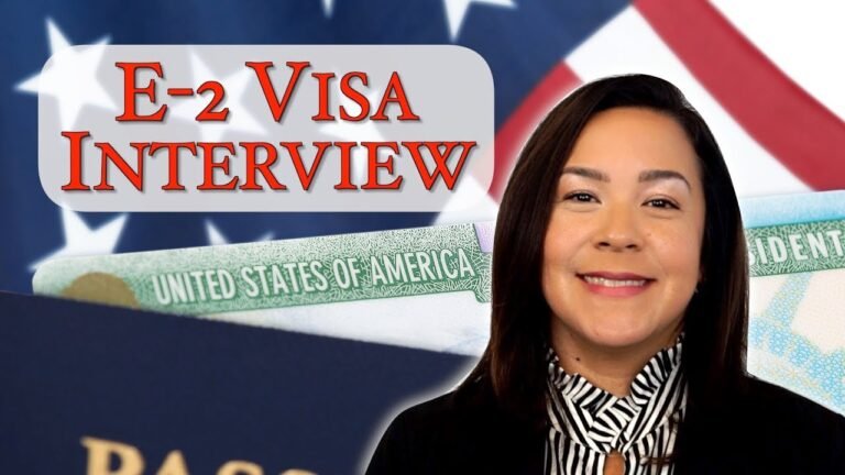 Tips for USA E-2 Visa Interview – GrayLaw TV – U.S. visa