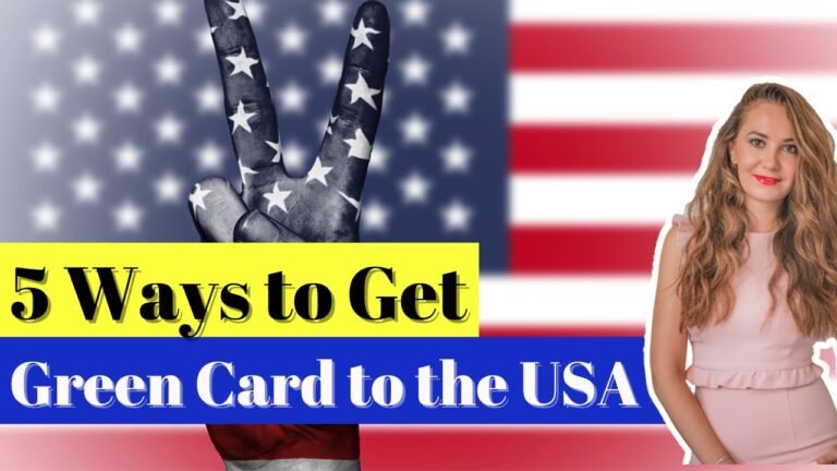 5 WAYS TO GET A GREEN CARD TO THE US (if you are not selected in DV Visa Lottery)