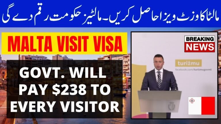 Breaking News: Malta Will Pay $238 to Every Visitor on Visit Visa