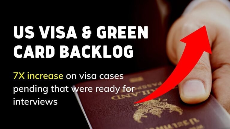 Breaking: US Visa and Green Card Backlog | Delay Information