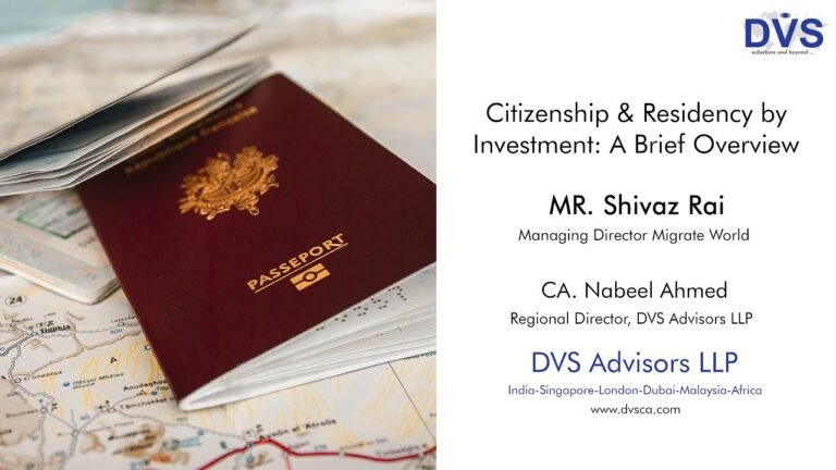 Citizenship & Residency by Investment A Brief Overview