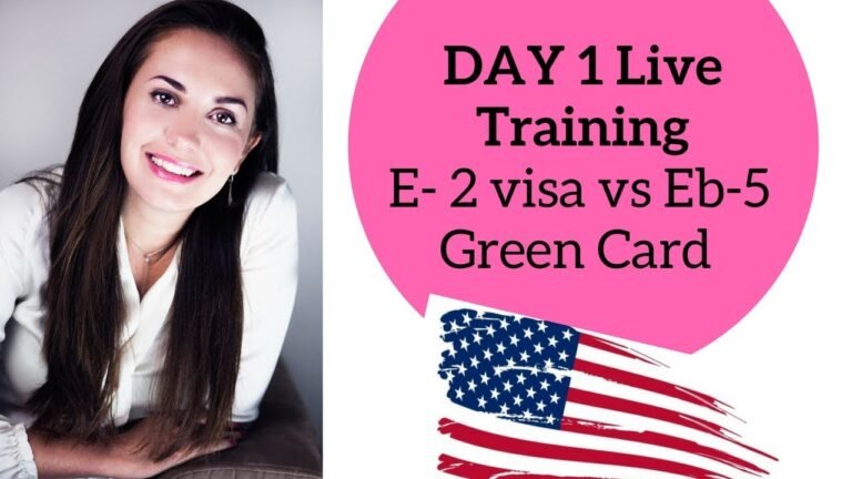 E2 Visa vs EB 5 green card – Part 1 🇺🇸✔️