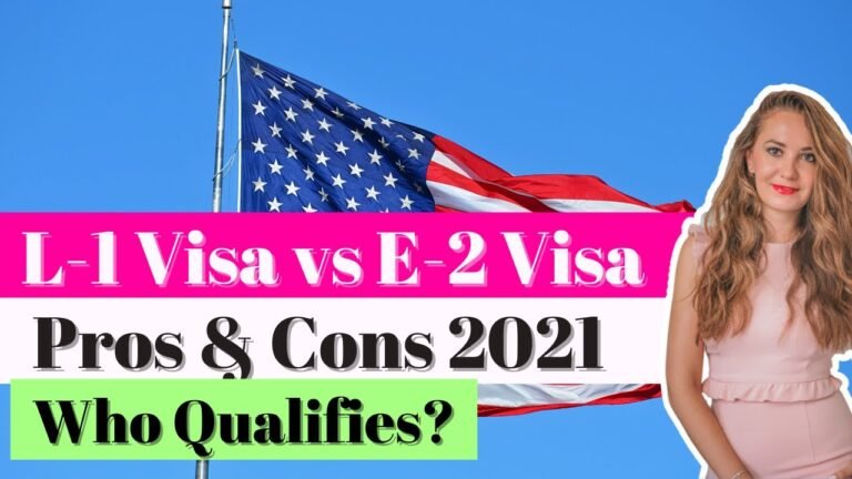 E2 Visa vs L1 Visa : Start a Business in the USA as a Foreigner✔️🗽