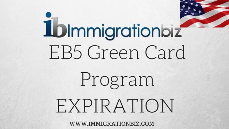 EB5 Green Card Program Expiration in Dec 2016