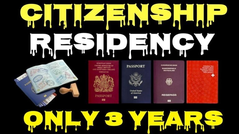 Fast Citizenship by Residency Country Only 3 Years Fast Citizenship get Second Passport.