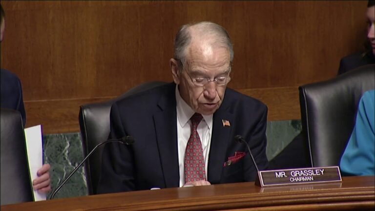 Grassley Statement at Hearing on the EB 5 Investor Visa Program