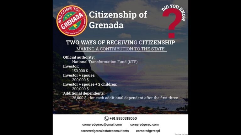 Grenada Citizenship By Investment, Benefits of Citizenship By Investment, Advantages of Citizenship