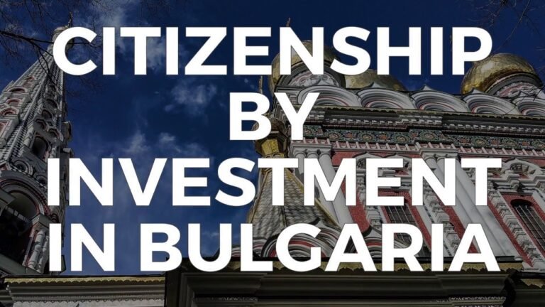 HOW TO BUY A PASSPORT? CITIZENSHIP BY INVESTMENT IN BULGARIA