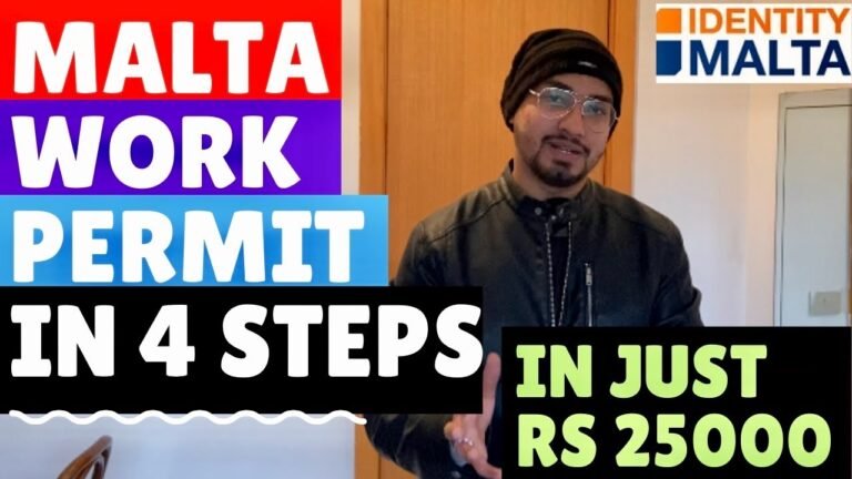 How To Apply MALTA WORK PERMIT 2021 in Just Rs 25000 ! 4 EASY STEPS | IDENTITY MALTA in HINDI