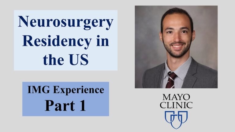 How to Get into NEUROSURGERY Residency? Part 1