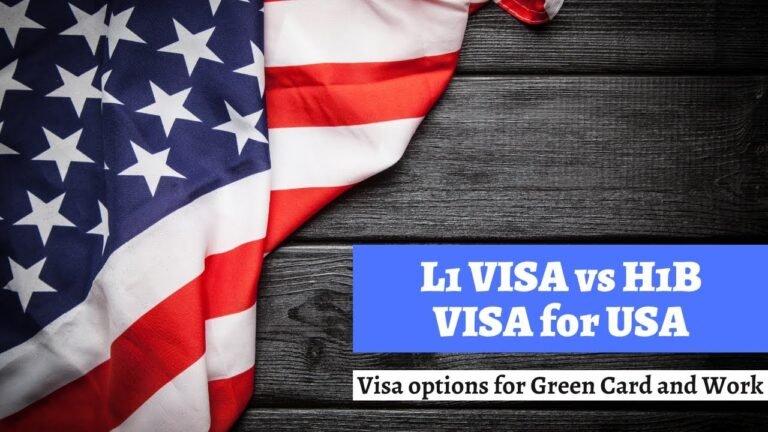 L1 VISA vs H1B VISA for USA | Visa options for Green Card and Work