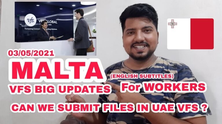 MALTA VFS Big Update | Malta work permit | Dubai and Abu dabhi VFS | Malta Visa update | Malta Visa