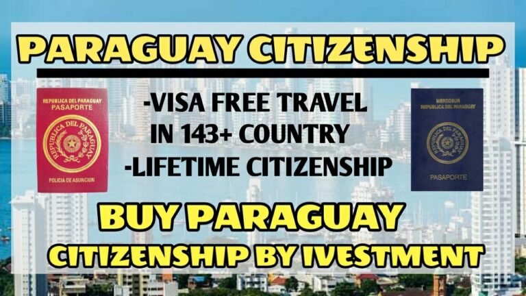 Paraguay Residency (from $5200) – Paraguay Citizenship & Investing Program !