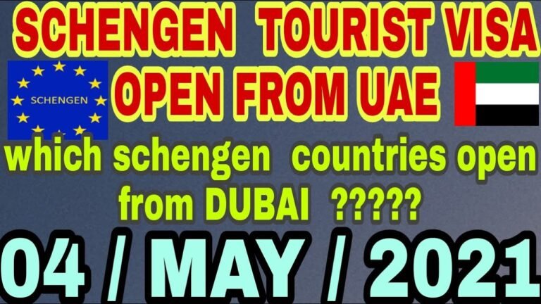 Schengen Tourist Open From 🇦🇪 UAE | Schengen Tourist Update 2021 | Khanna Visa Advice |