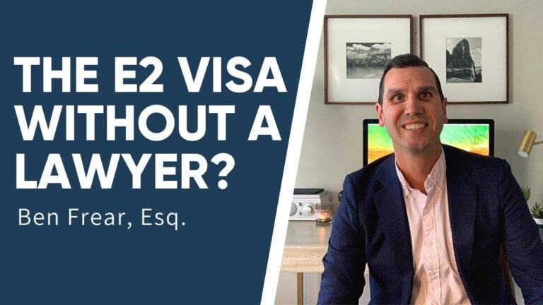 Should You Apply for an E2 Visa Without a Lawyer??!!