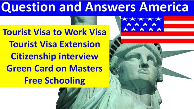 Tourist Visa to work Visa, Green Card, Monthly Expense in USA Citizenship Interview, America Darshan