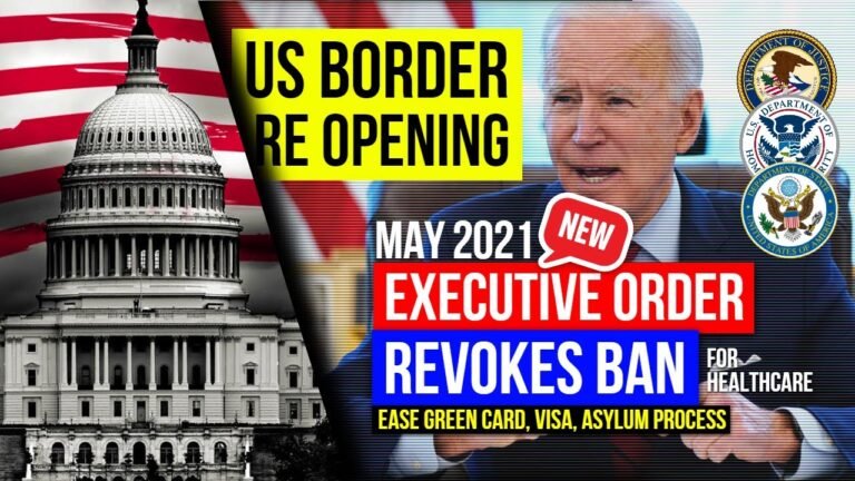 US Immigration: US Border Reopening! Bidens New Proclamations revokes Ban, ease GreenCard, Visa ….