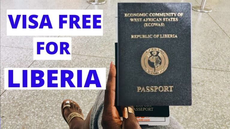 Visa Free Countries For Liberian Passport Holders