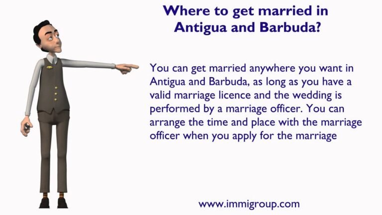 Where to get married in Antigua and Barbuda