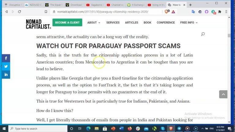 Why you may not get a passport in Panama or Paraguay, Vagabond Buda P. T. lifestyle