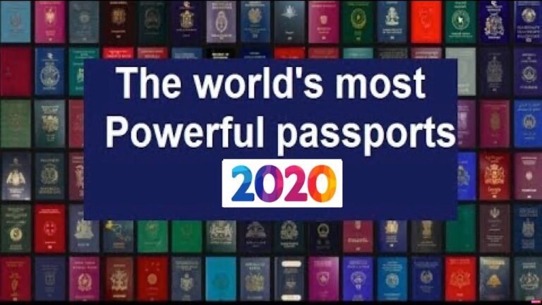 World Most Powerful TOP TEN  Passports (2020) Tas Qureshi