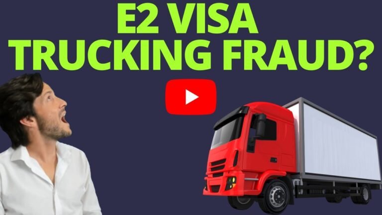 Alleged E2 Visa Business For Sale Fraud /  truck