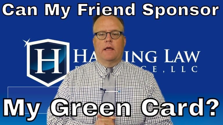 Can My Friend Sponsor My Green Card?