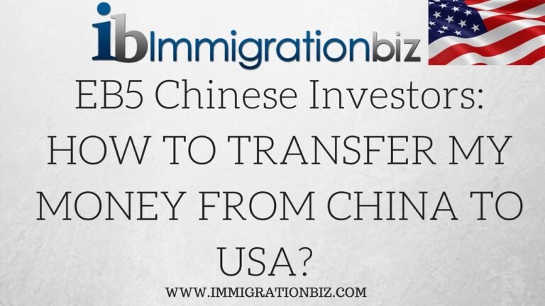 Chinese EB5 Investors: How do I transfer my money from China to USA?