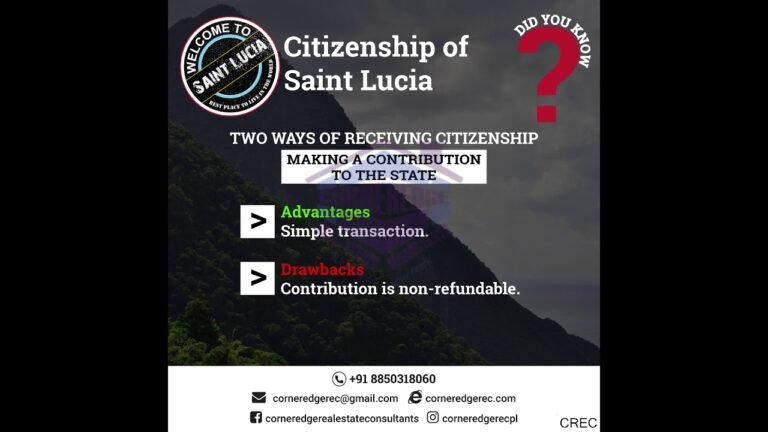 Citizenship By Investment Saint Lucia, Saint Lucia Citizenship By Investment Fast-track Procedure,