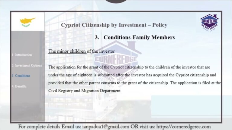 Cyprus Citizenship Policy, Cyprus Citizenship for investors in EU,  How To Obtain Dual Citizenship