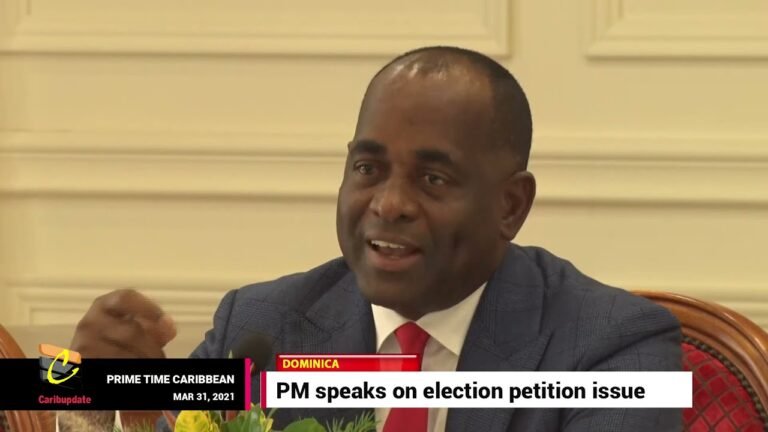 DOMINICA PM speaks on petition issue