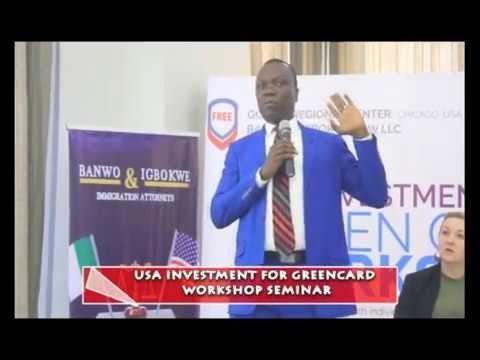 EB5 INVESTMENT FOR USA GREEN CARD WORKSHOP – PART 1. CALL 402-345-5759