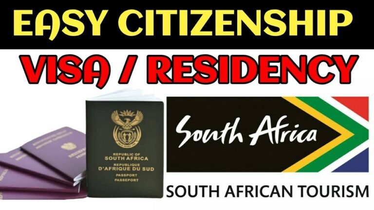 Easy Citizenships South Africa South African  Citizenship Residency Program Immigration Visa Info.