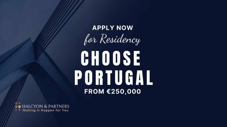 Get the residency of Portugal in just 8 months – Halcyon & Partners