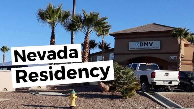 I’m Now a Nevada Resident: Moving to Nevada as a Nomad