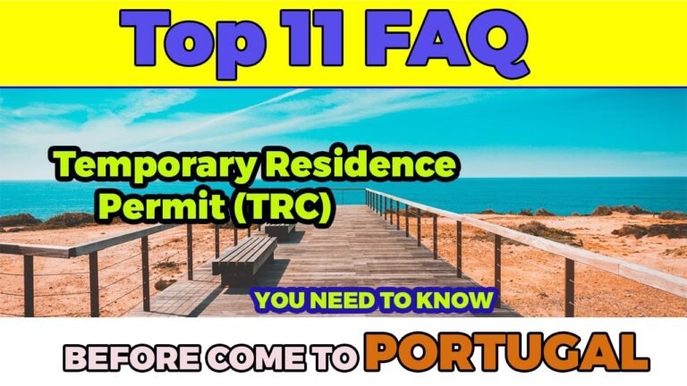 Portugal -Temporary Residence Permit (TRC) |portuguese citizenship|