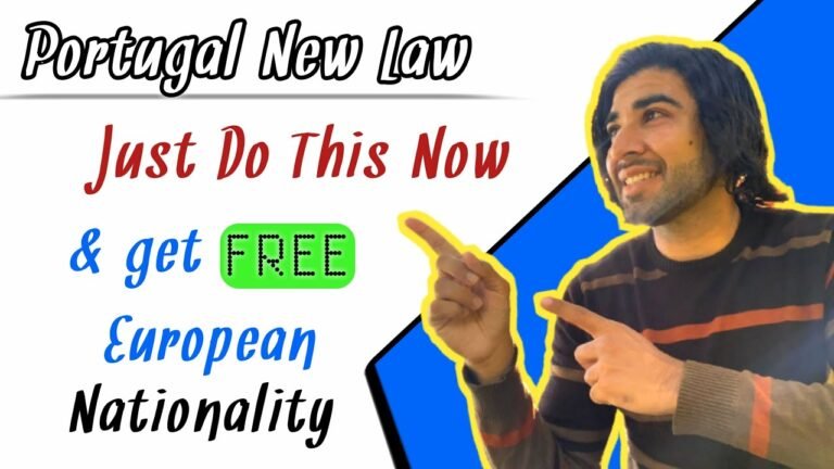 Portugal new law2020-21 | Portugal nationality | Portuguese passport shahbaz cheema vlogs