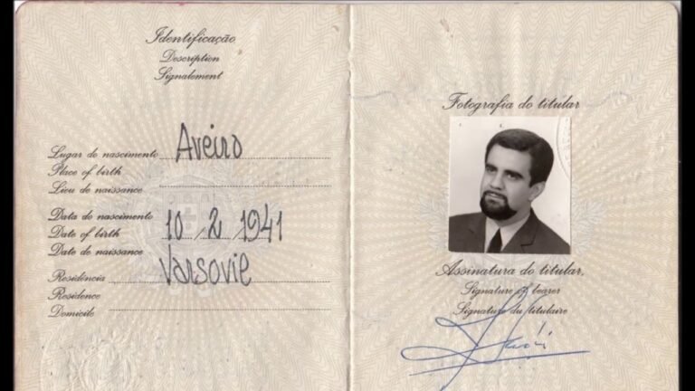 Service Passport Vice Consul Portugal 1975 – Old passport – Passport history