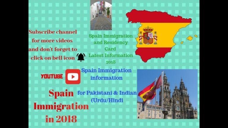 Spain Immigration, Spain Residency 2018,  Spain Immigration latest Information 2018  Urdu/Hindi