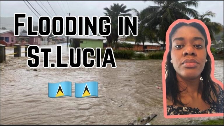 Tropical Storm Eta flooding in St. Lucia and the rest of the Caribbean