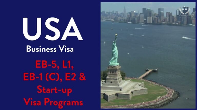 US Business visa EB-5, L1,  EB1 (c), E2 and Start-Up | USA Investor Visa |  Green card & Citizenship