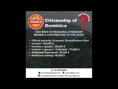 Citizenship of Dominica 2021, How To Obtain Dual Citizenship, How To Apply Schengen Visa